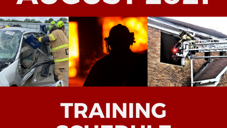 Fire Department Training Program Development Training Day: Fire Department Monthly Training Schedule
