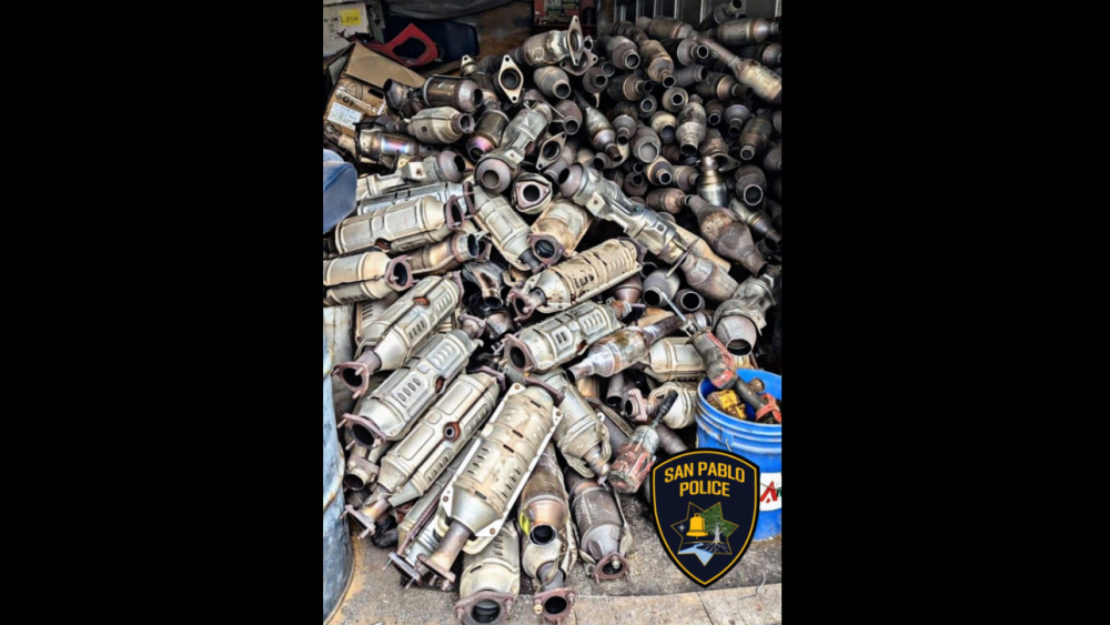 Trio arrested, 700 catalytic converters seized in East Bay theft investigation
