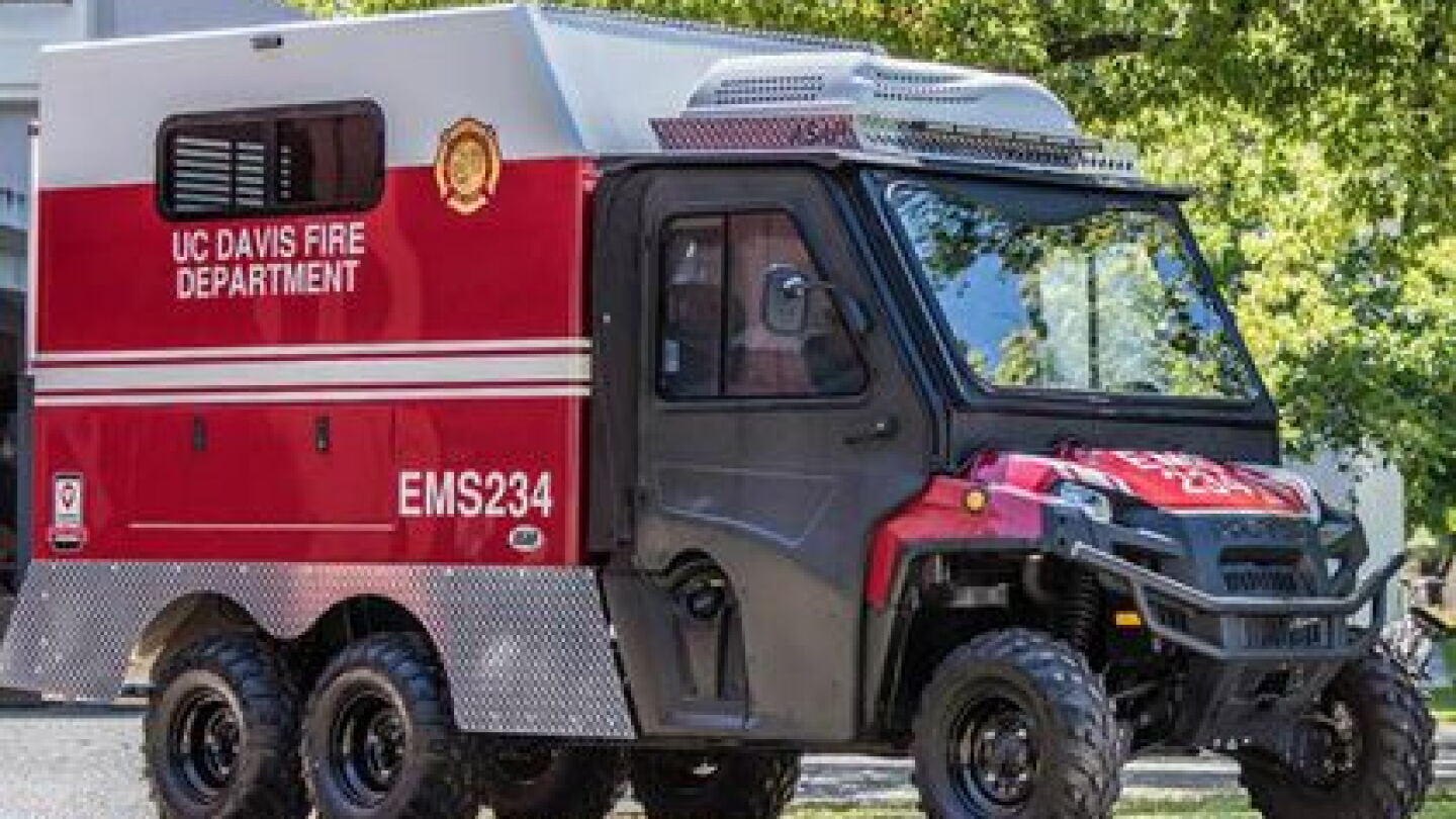 Fire Service Mini University fire dept. debuts mini ambulance for large events