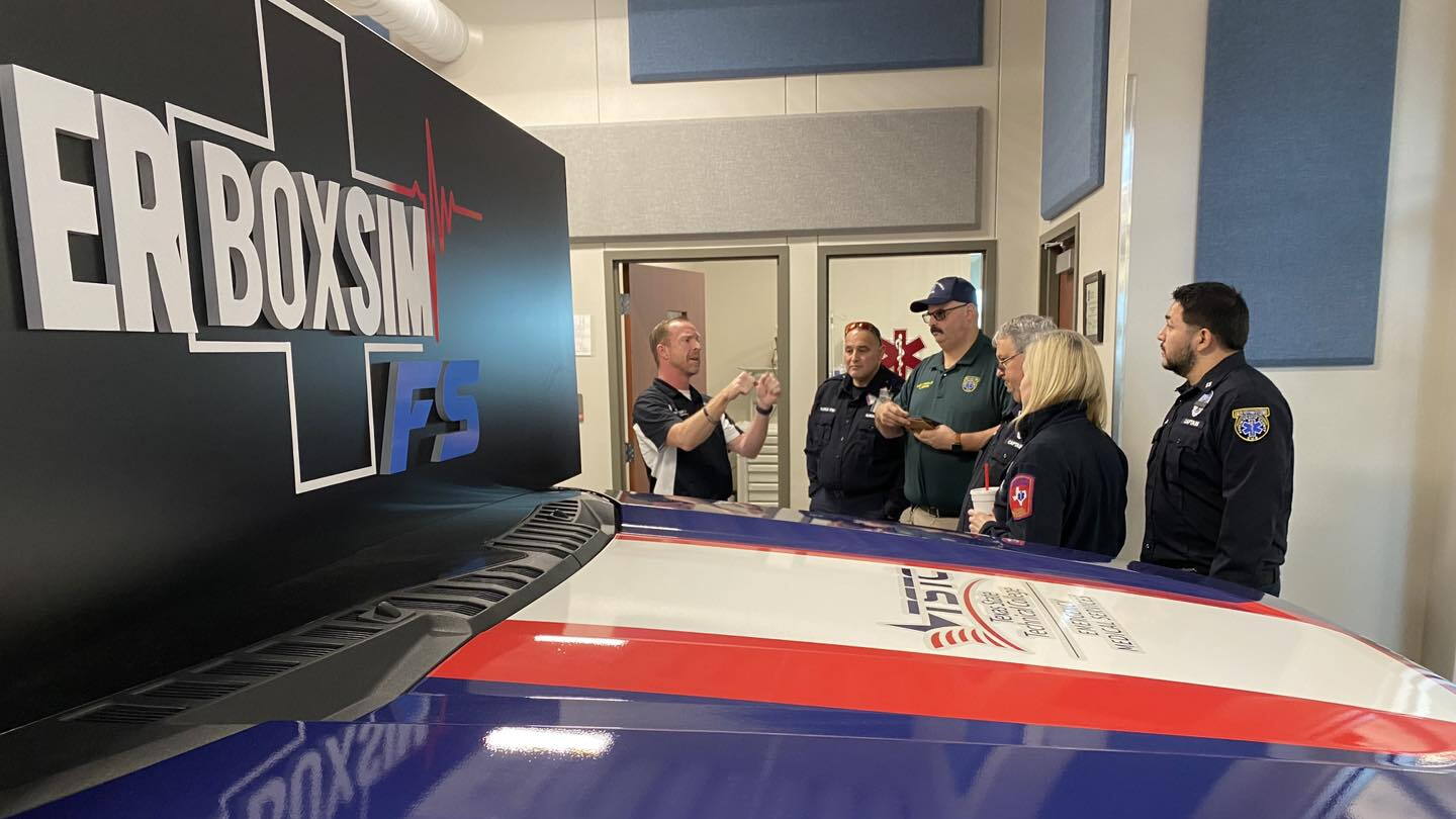 First Responder Simulator Texas first responders see latest tech in EMS simulation