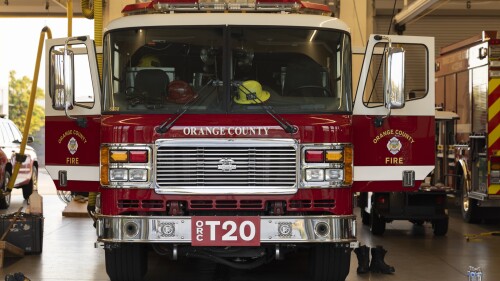 Orange County California Fire Engine