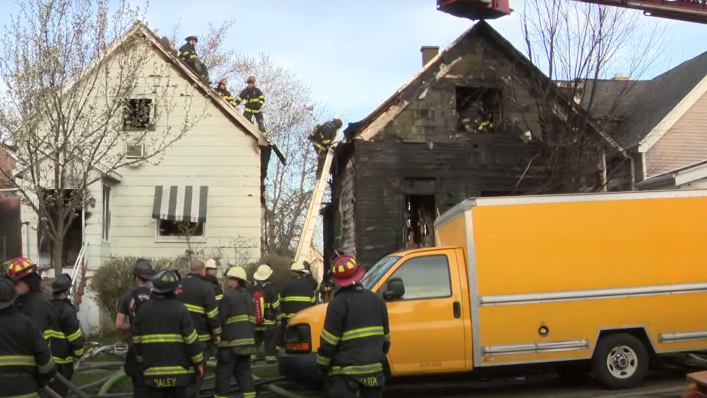 Milwaukee firefighter trapped, overwhelmed by flames during rescue