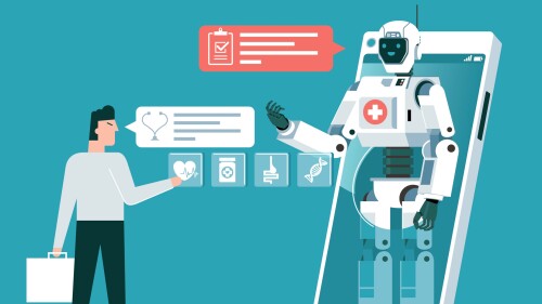 Online medicine  - Robot