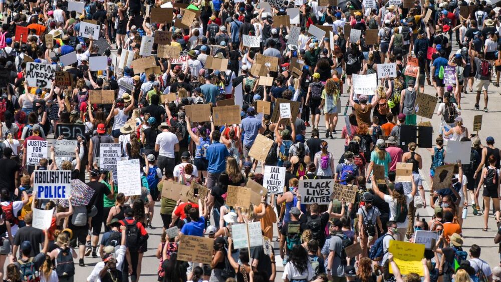 elijah mcclain protest aurora colorado
