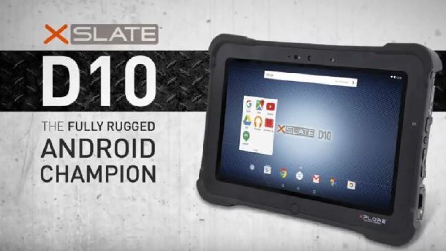 Xplore launches new XSLATE D10 rugged tablet PC with Android 6.0.1 ...