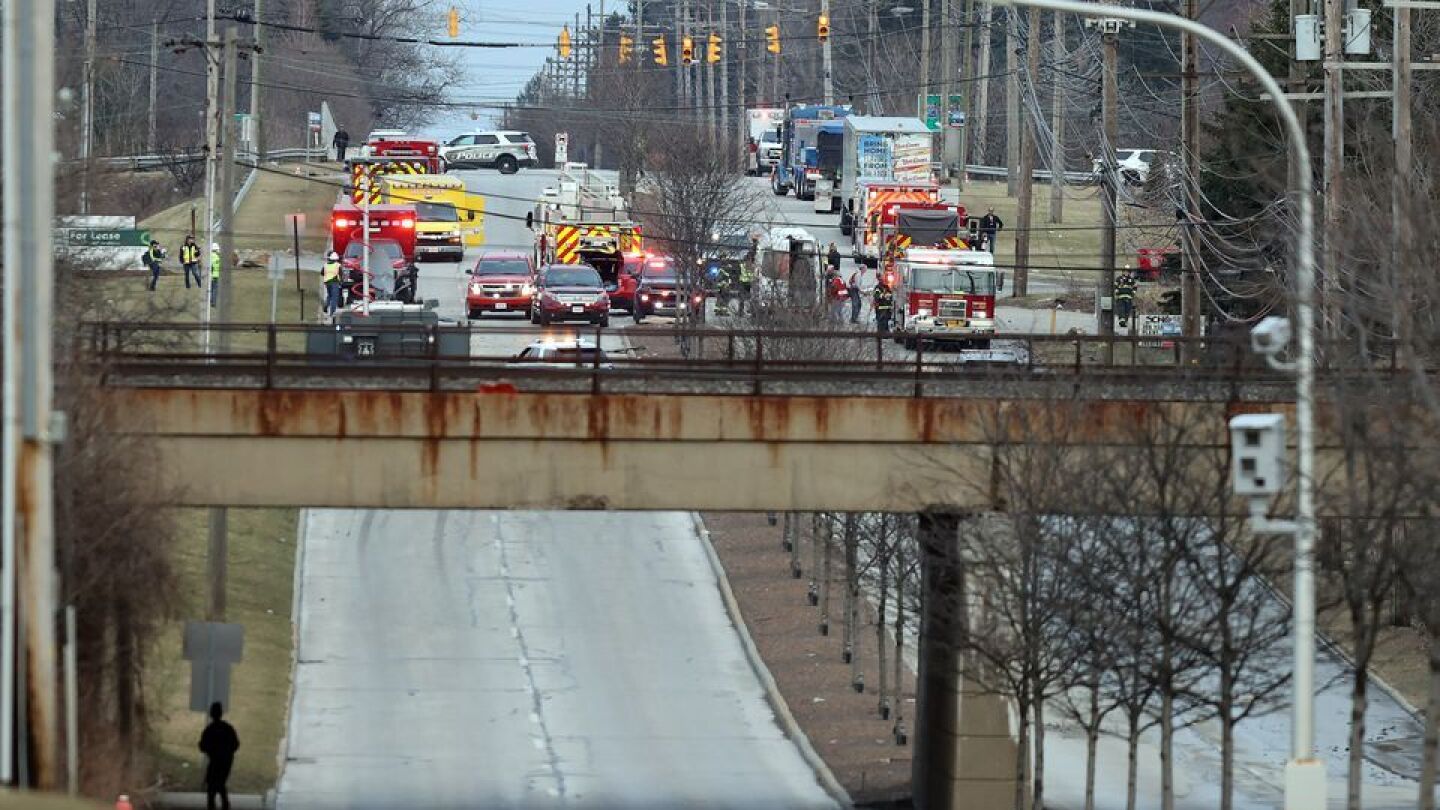 Photos: Ohio manufacturing plant explodes, killing 1, injuring several