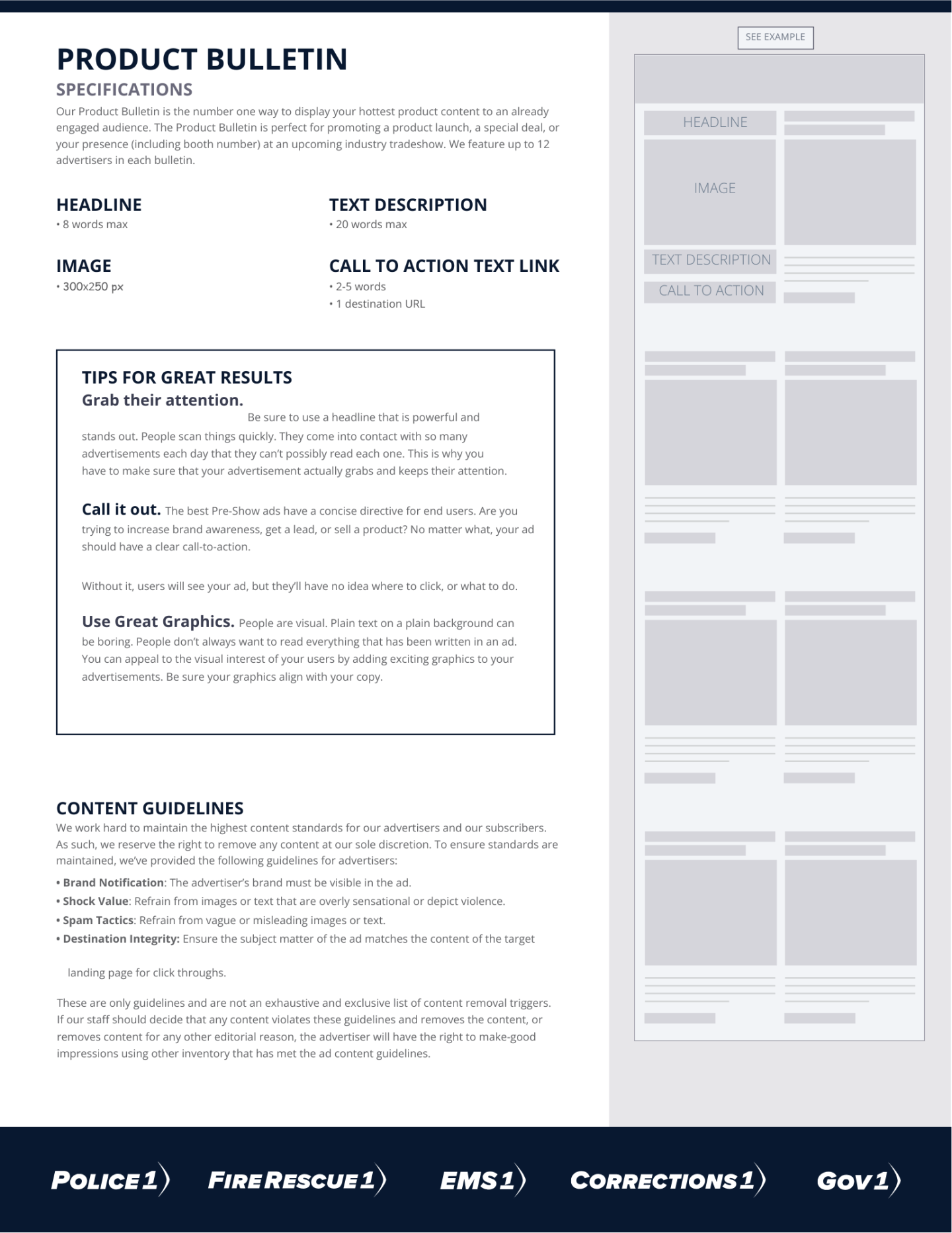 Purchasing Bulletin Examples Product Bulletin