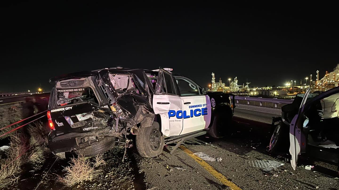 Suspected drunken driver hits, injures Commerce City police officer on I-270