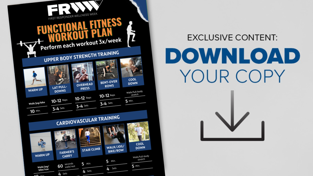 Functional fitness for the frontlines: Weekly workout plan