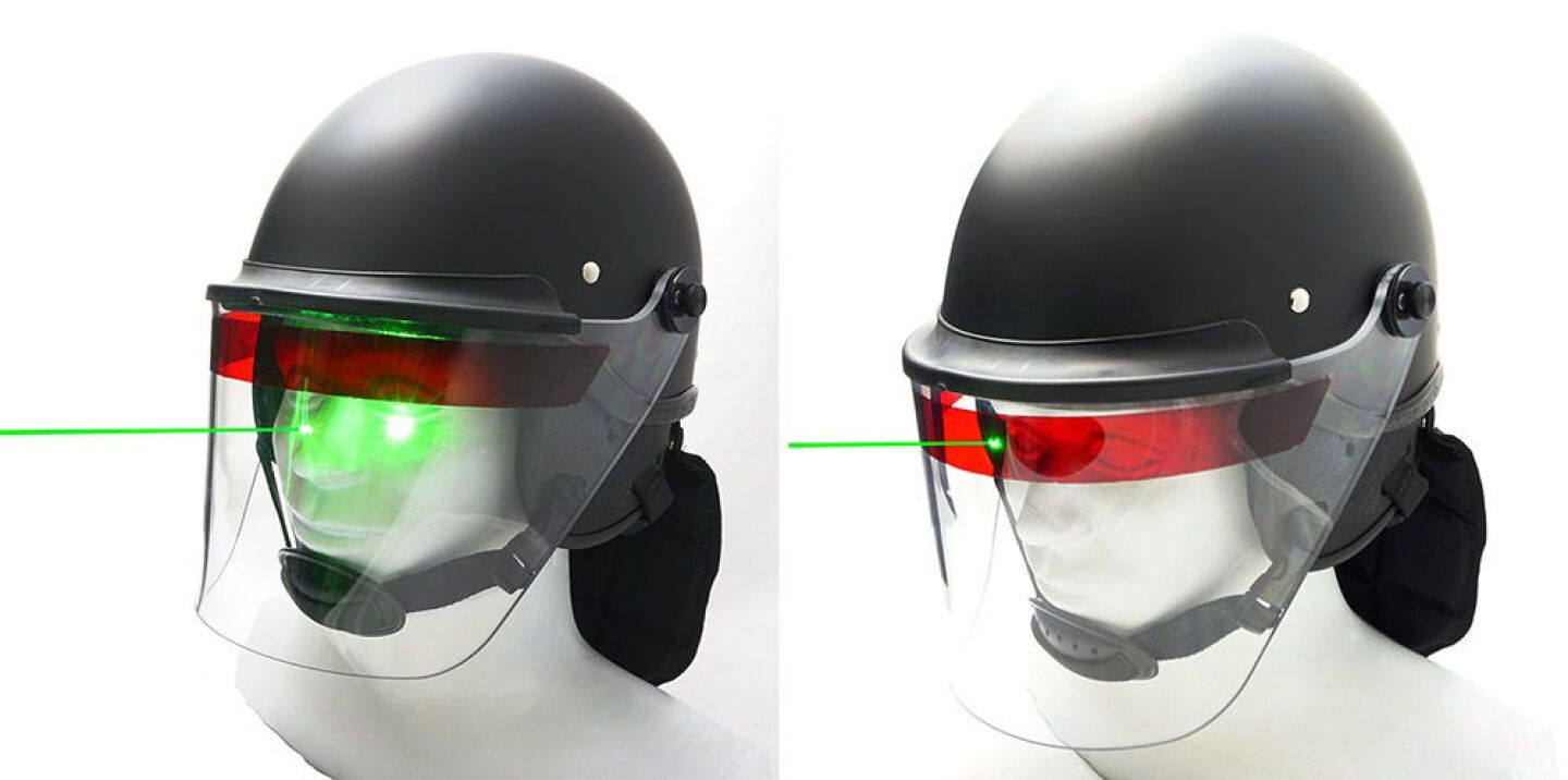 Shield Laser Render laser beams harmless with a simple but effective face shield ...