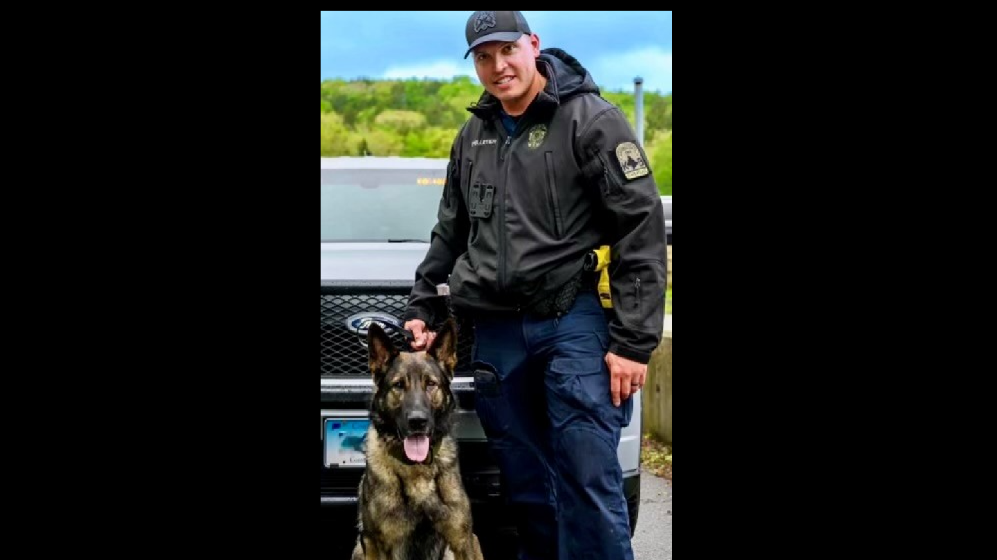 K-9 of CT State Trooper Pelletier to be retired, given to family