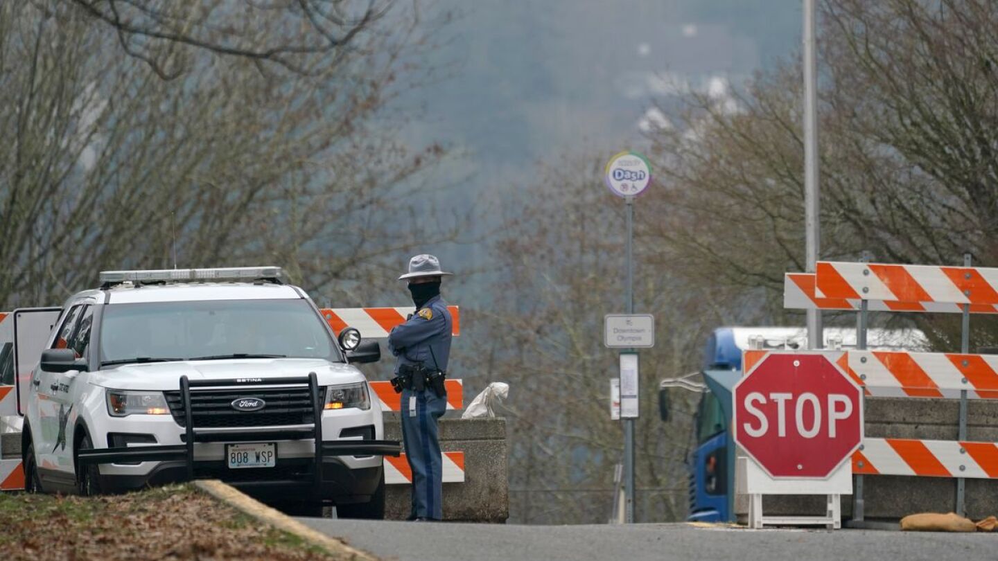 Washington State Patrol check point