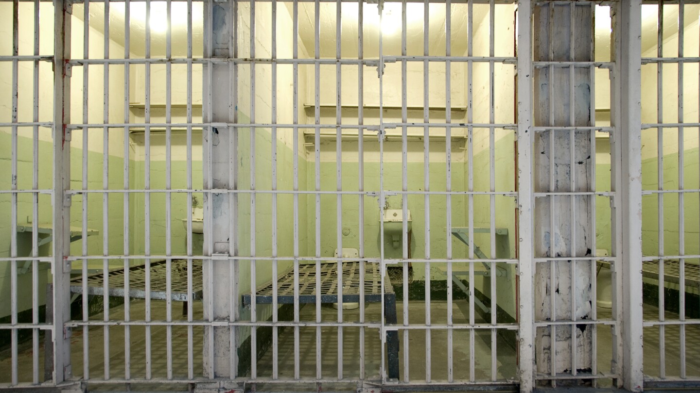 Prison cells with bars