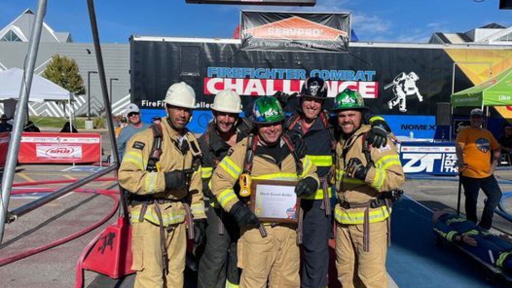 Firefighting Challenge New record set at Firefighter Challenge