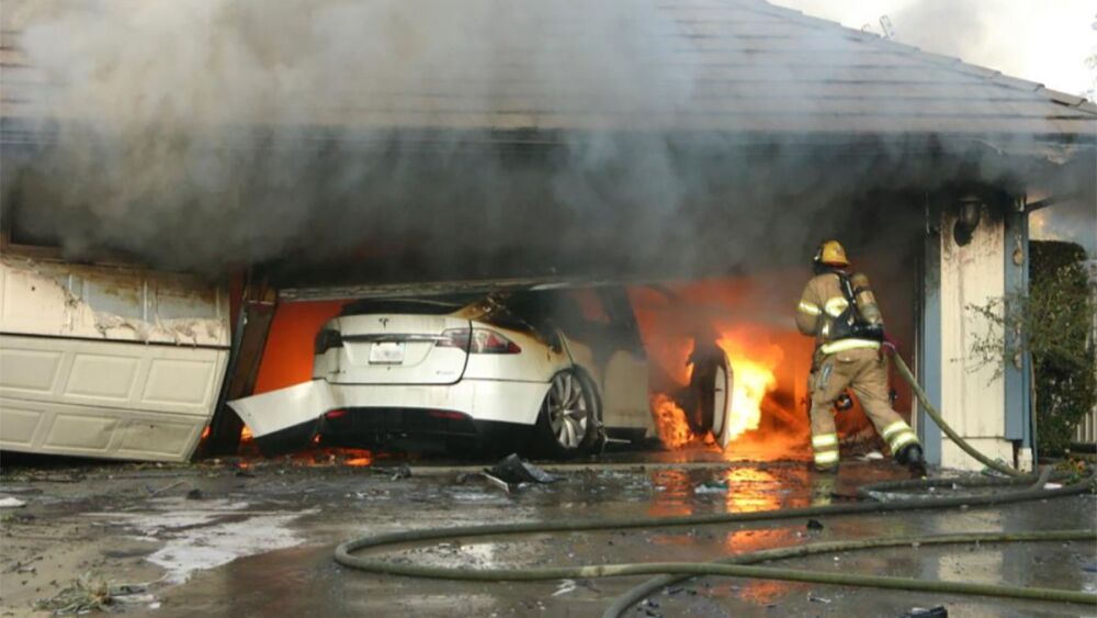 Electric vehicle response: Fire attack and extrication basics