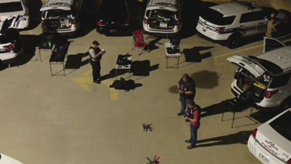 Fort Wayne Police Department drones helped identify supply routes and warn officers