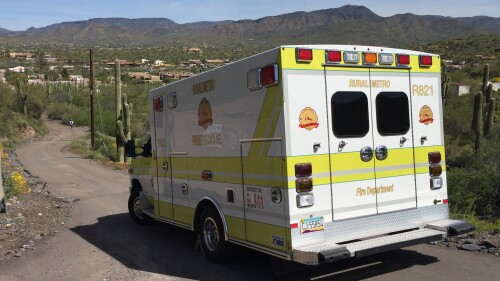 Rural Metro Ambulance Cave Creek Arizone