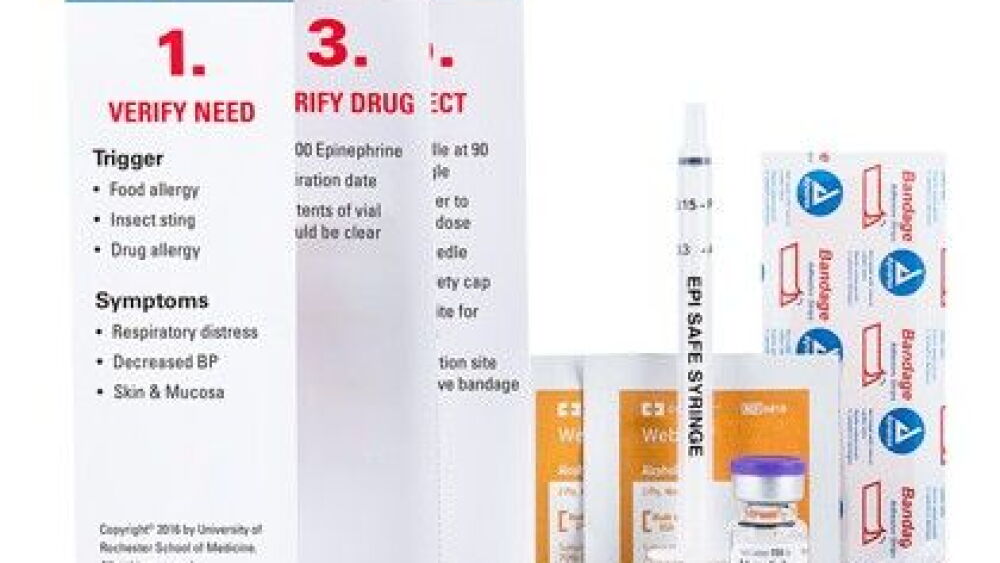 Epi Kit Box New epi kit expands BLS treatment options for anaphylaxis | EMS1.com