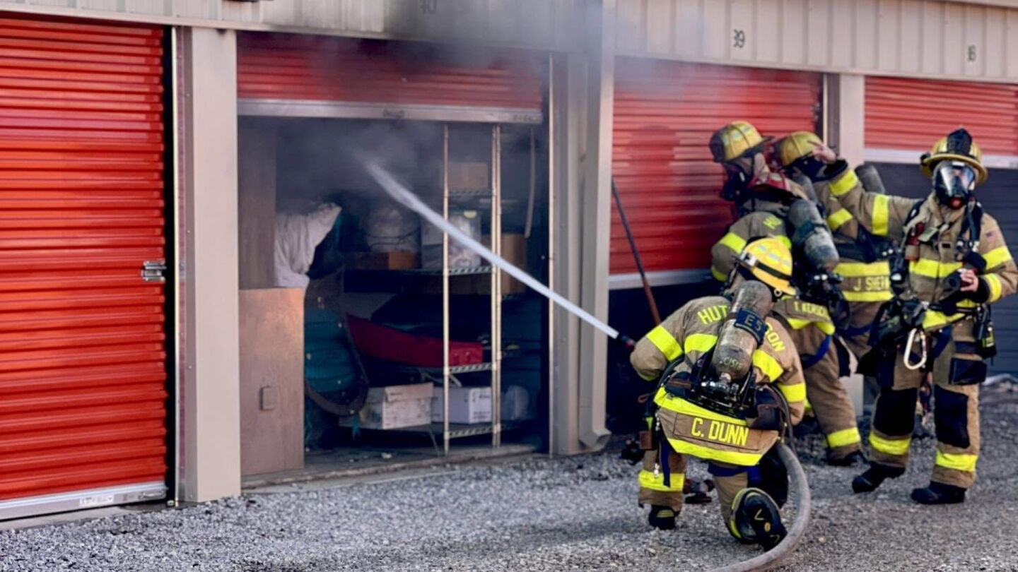 Storage Unit Auction Firefighter Kan. firefighters find person living in storage unit during fire
