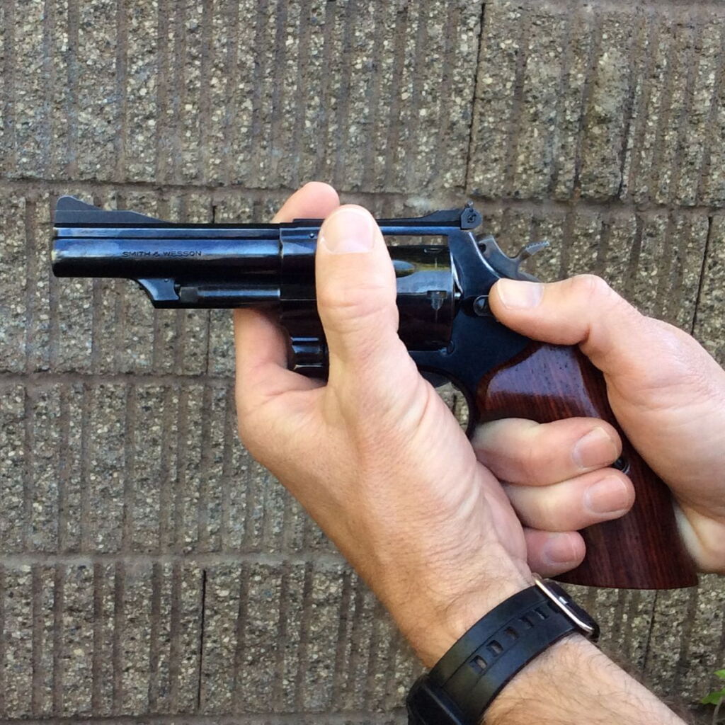 Unloading Firearm Firearms safety: How to unload a double-action revolver