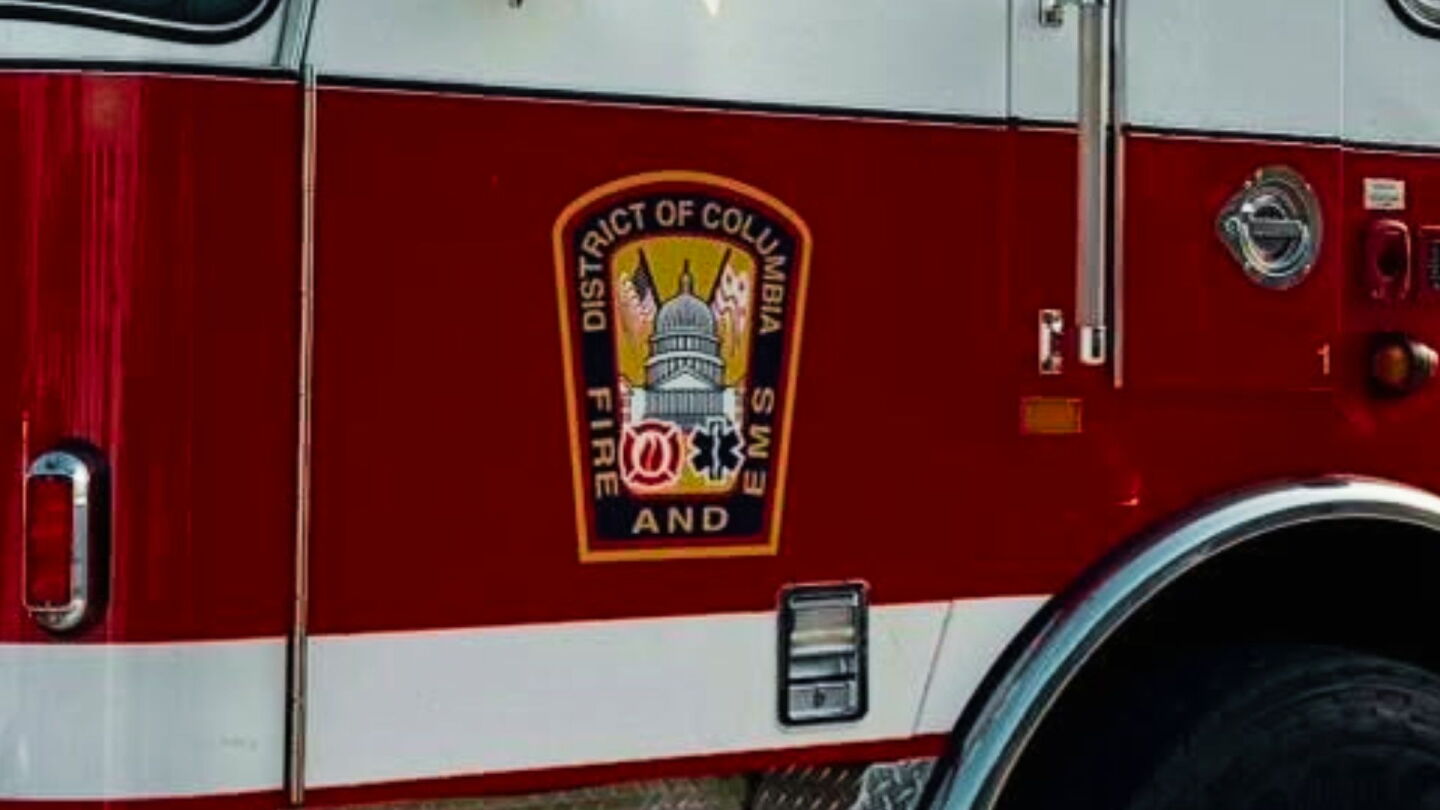 D.C. firefighter seriously injured after being struck by ladder truck
