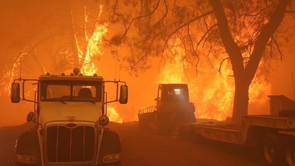 Firefighters from across the country battle massive Calif. wildfire