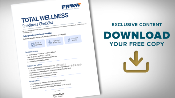 First Responder Checklist.pdf Total wellness readiness checklist for first responders: daily habits ...