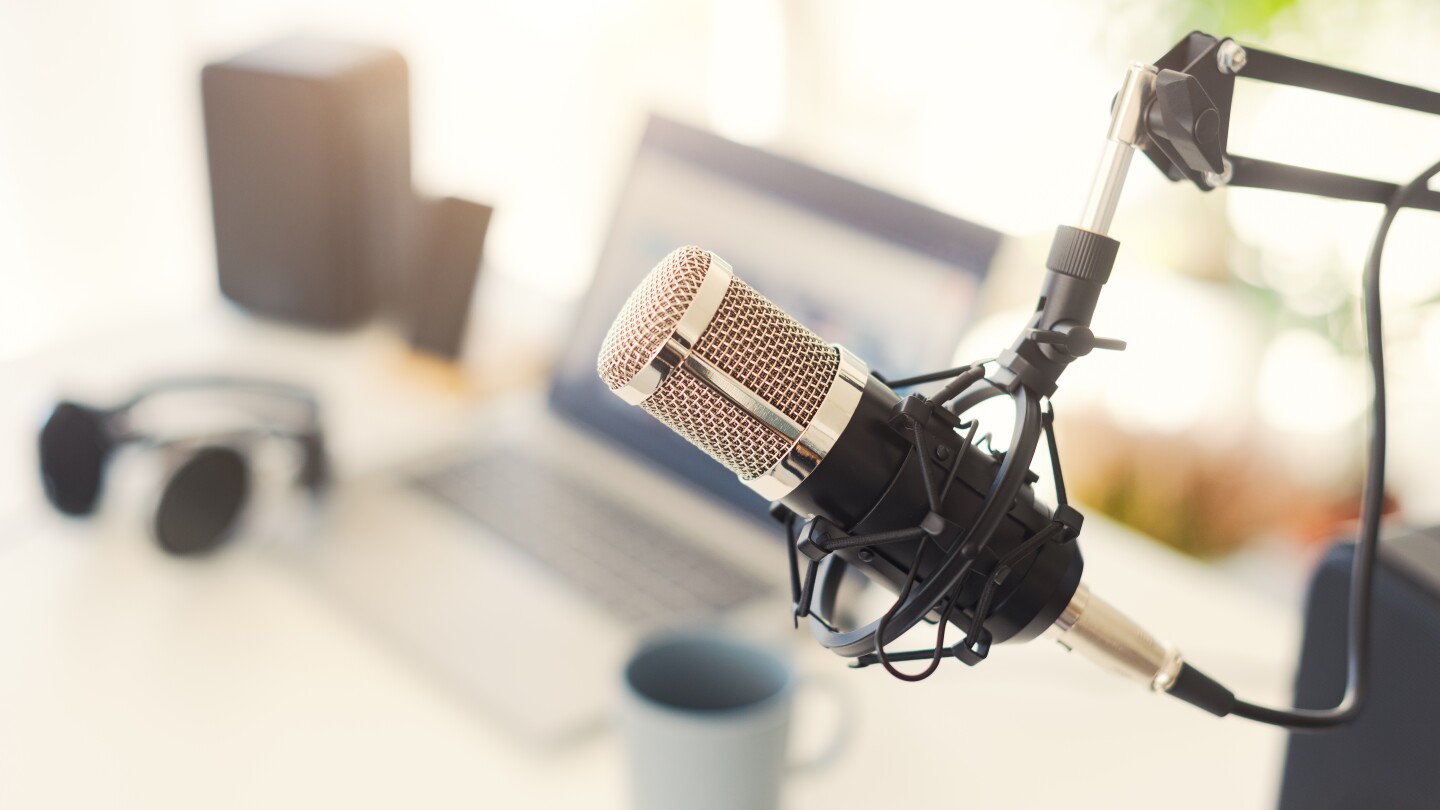 podcast recording station