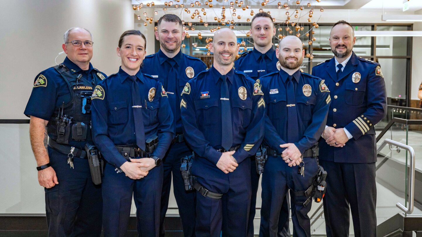 New police Corporals and Lateral Police Officer swearing in.jpg