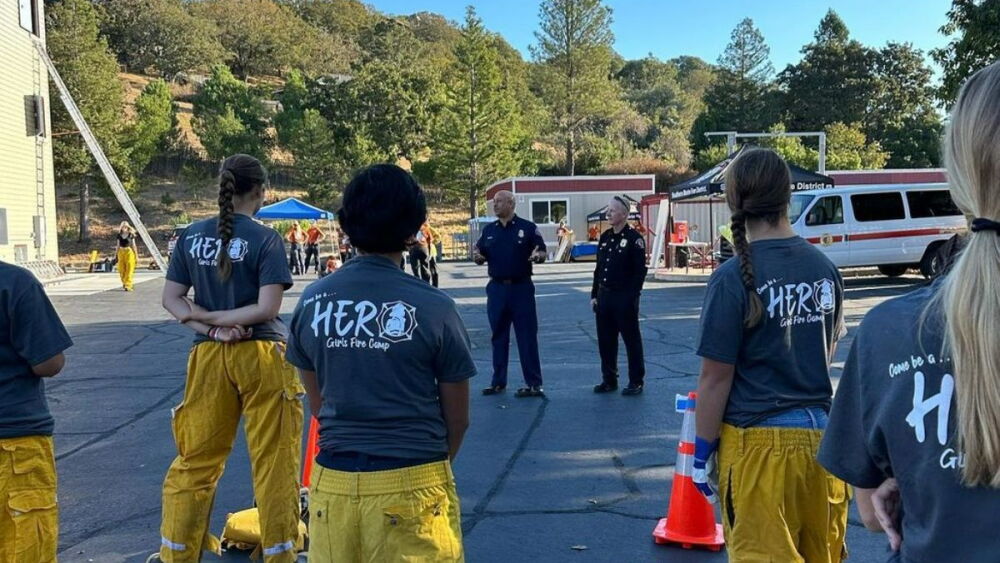 Firefighting Camp Calif. camp offers girls experience in firefighting