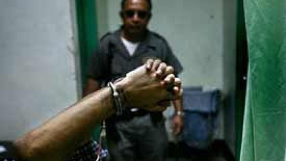 Shackled Inmate Former Wash. inmate sues because shackled during labor