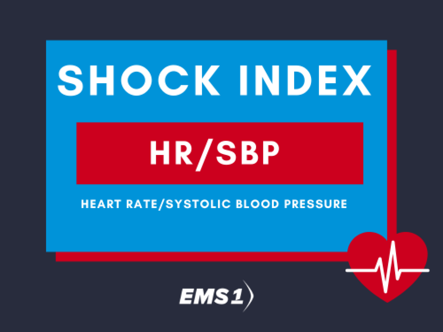 Shock Count Form Shock index formula: A practical tool for evaluating signs of shock