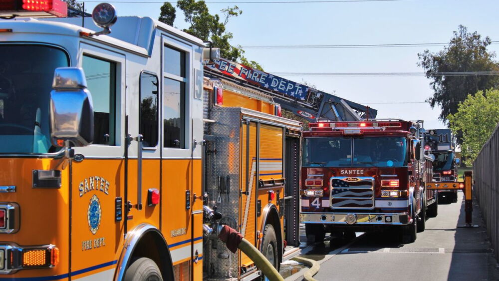 Santee Fire Engine Calif. residents seek sales tax increase for new fire stations, staffing