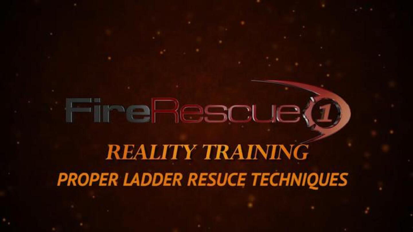 Reality Training: Proper ladder rescue techniques