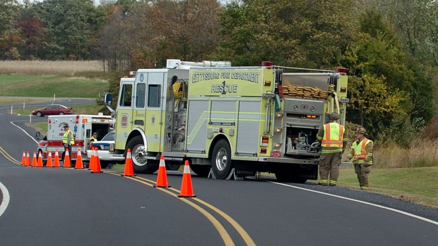 Roadway safety: How to position an apparatus to keep firefighters