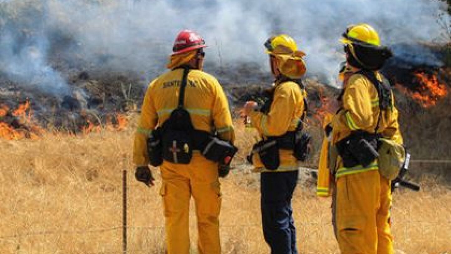 Evacuations lifted as crews advance on fire near San Diego