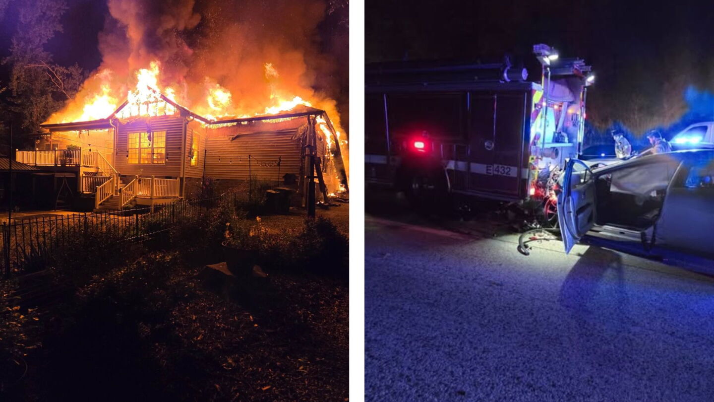 N.C. firefighters face mayday, fire engine crash in challenging 24 hours