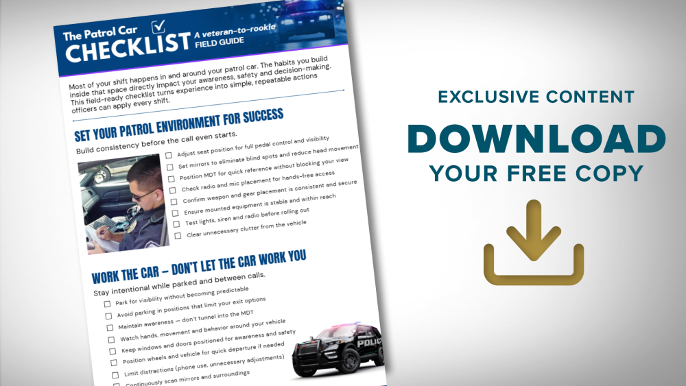 Police Vehicle Checklist.pdf The patrol car checklist: A field guide for every shift