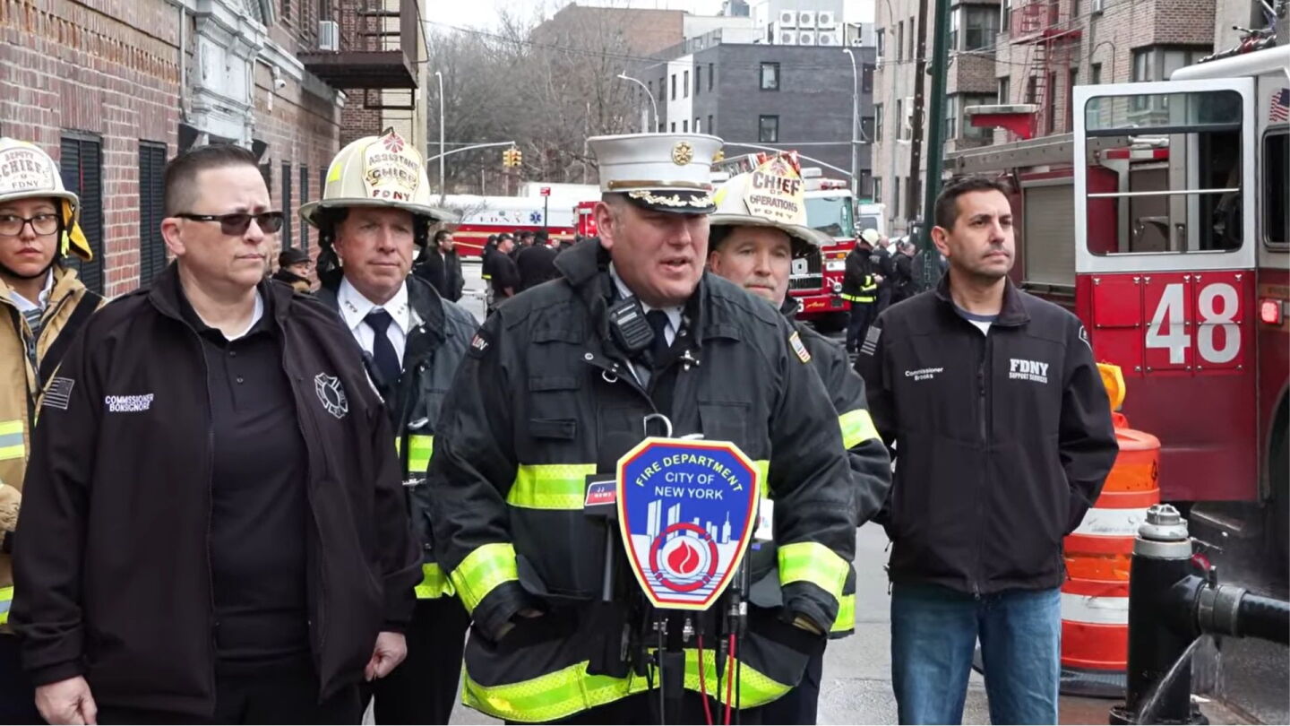 Fire Code Research Three-alarm fire at Bronx firehouse injures two after trapped ...