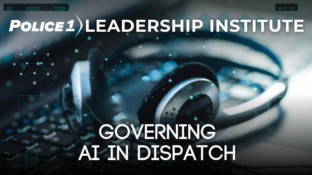 Female Emergency Operator Governing AI in emergency communications