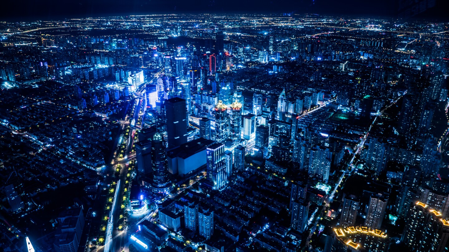 Nightscape of big cities