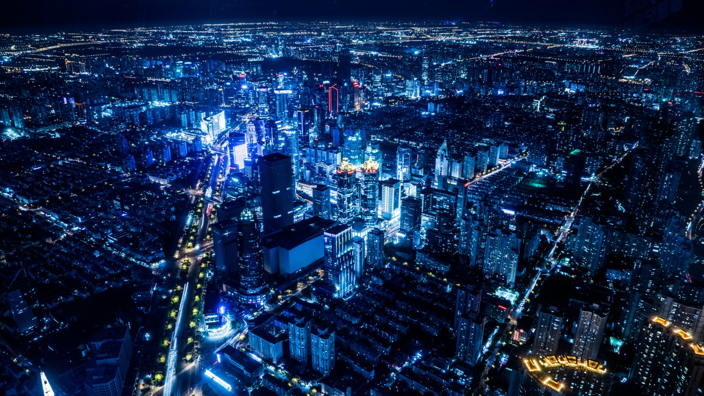 Nightscape of big cities