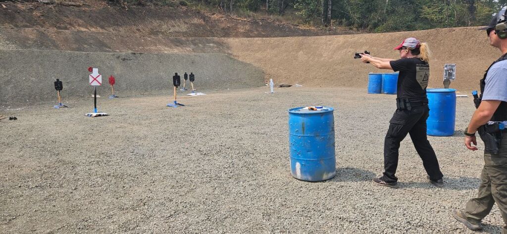 Safety considerations when training with steel targets