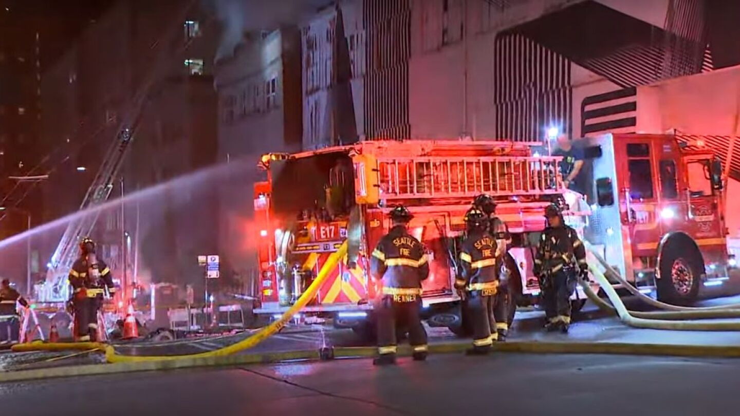 Ffs Fire Seattle FFs rescue man in abandoned building fire