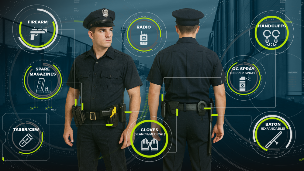 What’s on a police officer’s duty belt: Essential gear explained