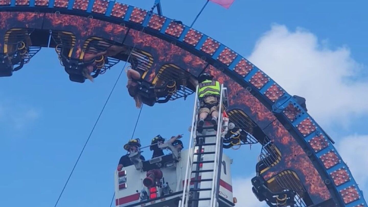 Video: Wis. first responders rescued riders stuck upside for hours on ...