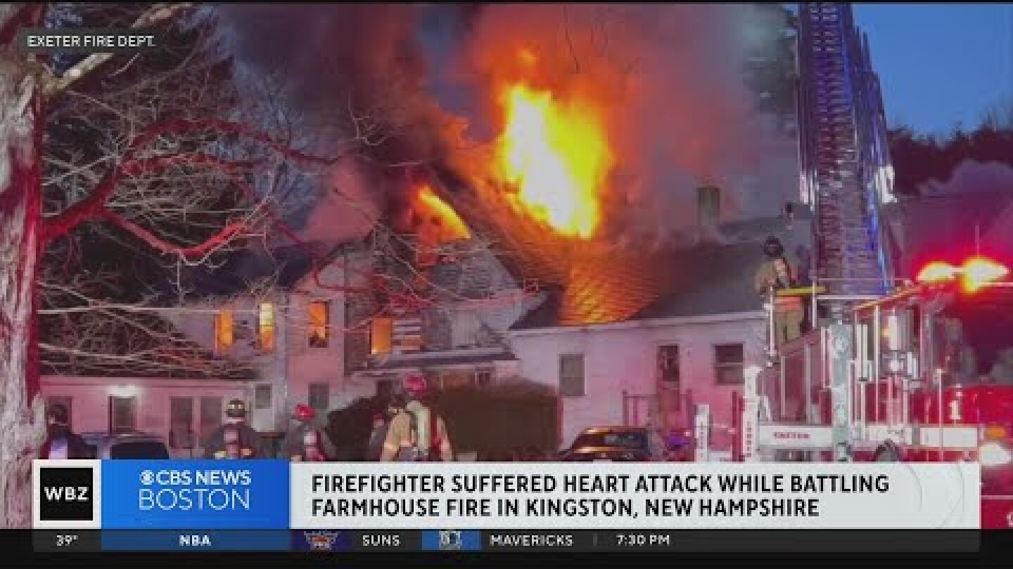 N.H. firefighter suffers cardiac emergency, collapses during fire