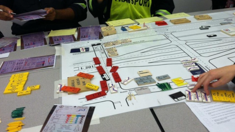 EMS training: A simple MCI tabletop exercise