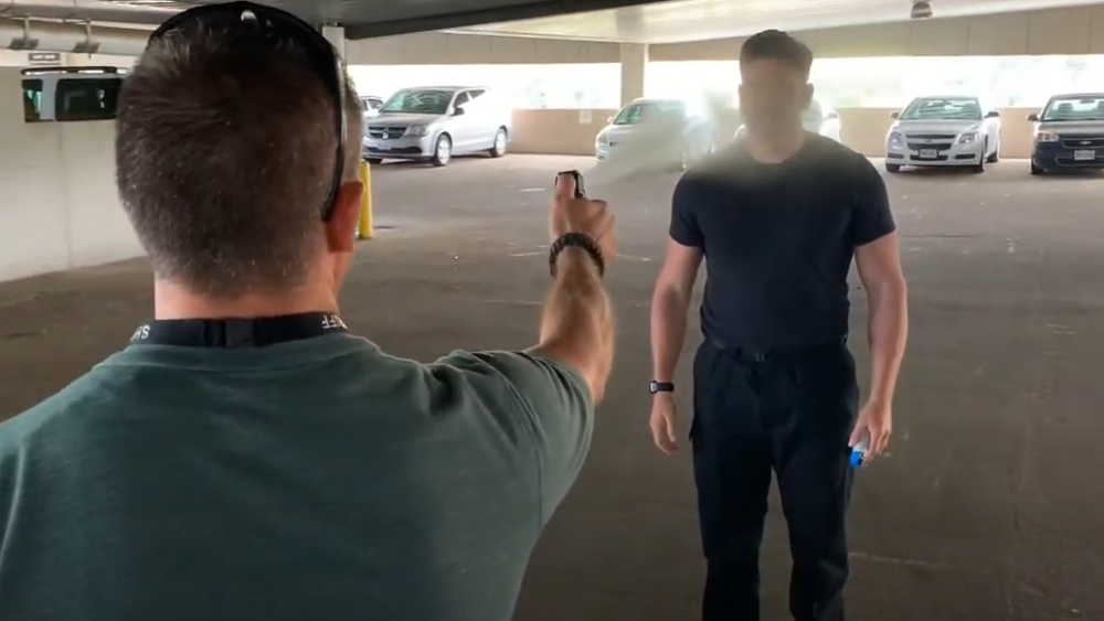 Pepper Spray Sprayed How is pepper spray exposure beneficial for police training?