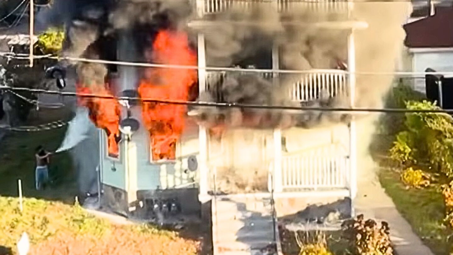Multiple rescues, mayday at Mass. multi-family house fire